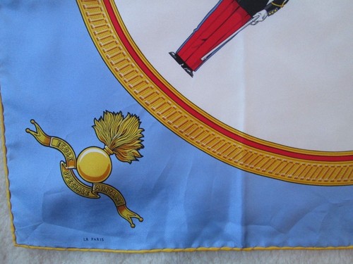 FOULARD LR PARIS EN SOIE HAUTE QUALITE 90 x 90 VINTAGE SCARF - Imagen 2 de 8