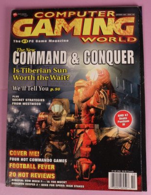 Computer Gaming World Command & Conquer Tiberian Sun October 1999 No 183 No CD