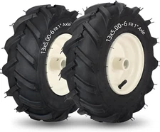 13x5.00-6" Tiller Tire and Wheel 1" Axle Size 3 1/8" 13x5.00-6 1" Alxe)