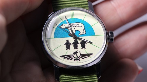 Vintage Soviet Style Buran Watch – Pobeda Design – USSR Polar Bear Dial - Picture 5 of 12
