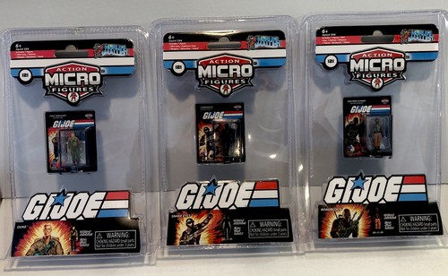 World's Smallest G.I Joe Vs Cobra 3 Piece Bundle Set