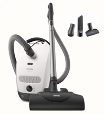 Miele Classic C1 Cat & Dog PowerLine Canister Vacuum Cleaner Lotus White SBAN0