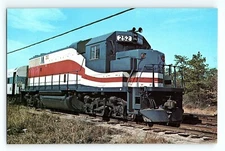 Long Island Railroad 252 Engine Ronkonkoma New York Vintage Postcard