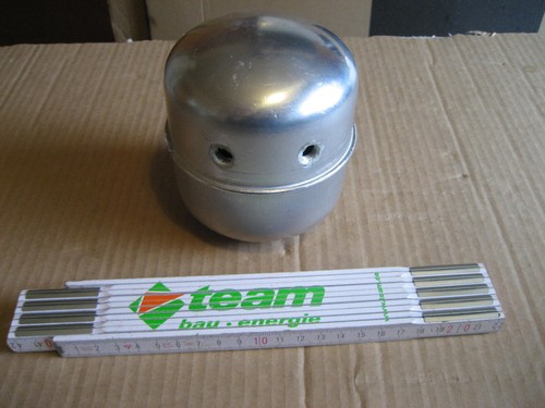 Aluminium Druckbehälter Behälter Kraftstoff Tank ca 0,8 L mit 2 x Innengew. 827 - Bild 2 von 2