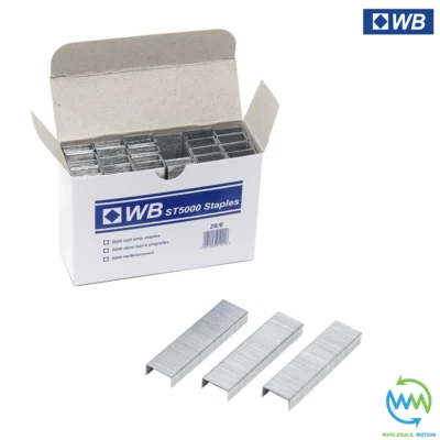 26/6 STAPLES Standard Size SCHOOL Home OFFICE Warehouse WB HIGH QUALITY NEW UK