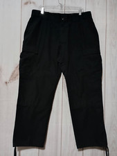 511 Tactical Pants Mens XL 39 Short Black Ripstop Drawstring Bottom Hem Cargo Po