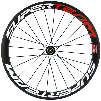 700C Superteam 50mm Clincher Carbon Bicycle Wheels Road Bike