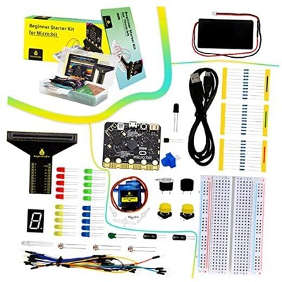  Microbit Basic Starter Kit for BBC Micro:bit V2 Accessories STEM Kit Coding 