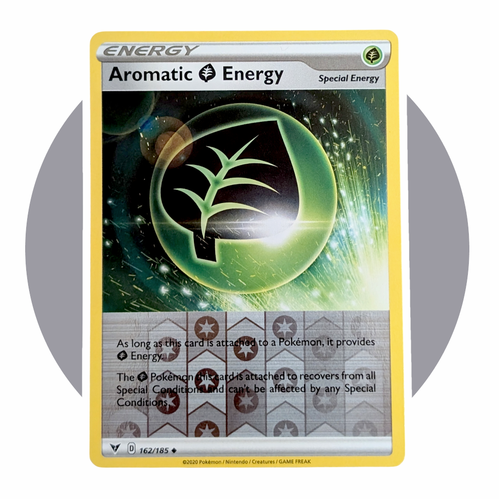 aromatic energy pokemon card VIVID VOLTAGE SET AROMATIC ENERGY POKEMON CARD 162/185 NM/M