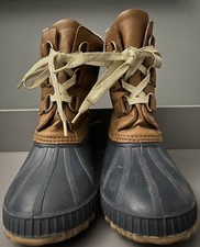 Gap Kids Girls Cozy Winter Duck Snow Boots Waterproof Thinsulate Size 5/6