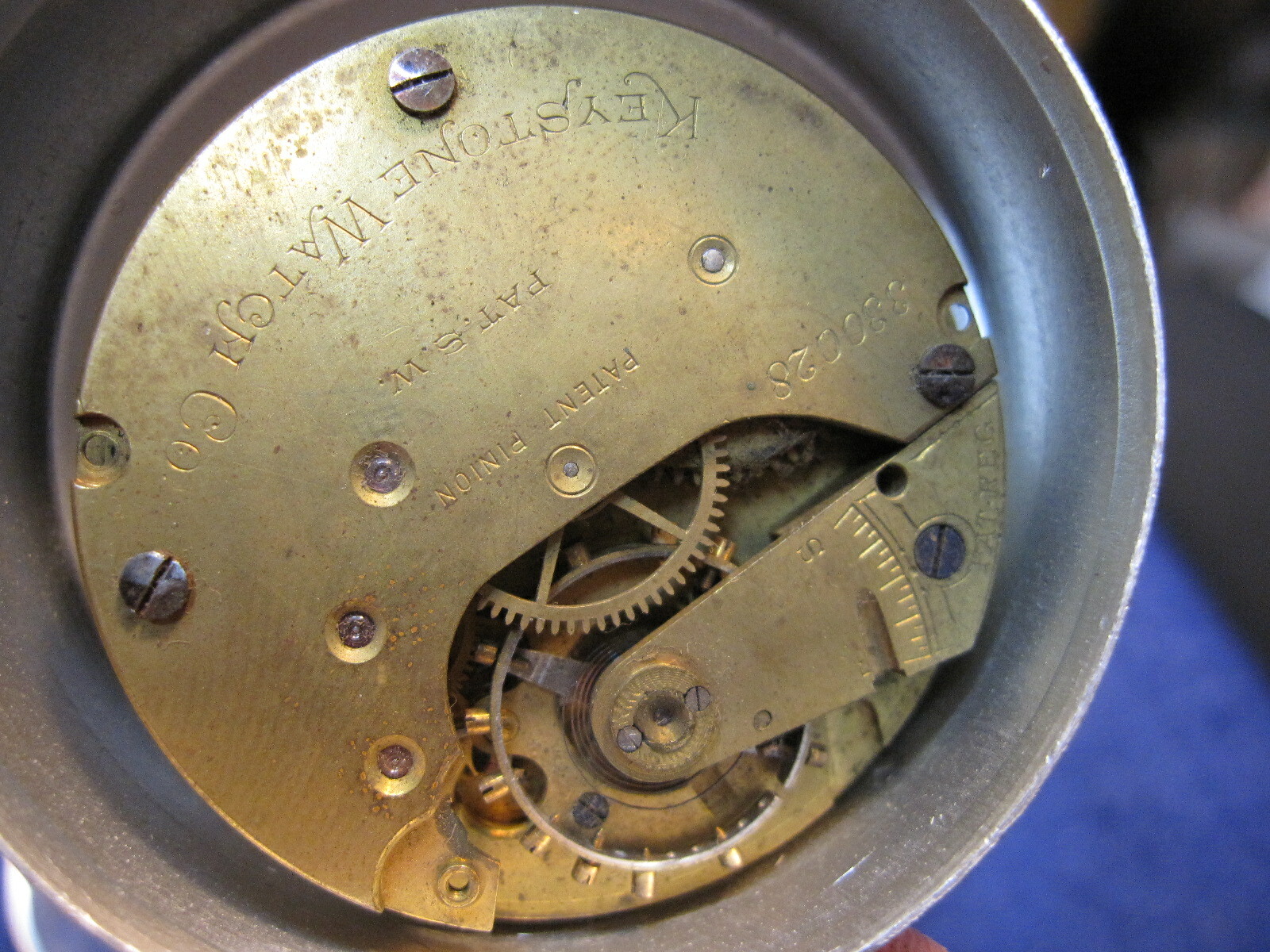 Lancaster Watch Co. Grade Keystone Watch Co. Pocket Watch image 1