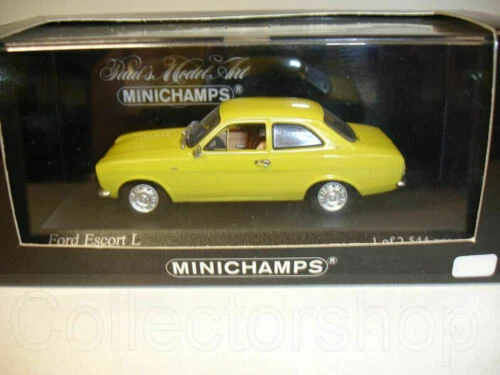 Modellini statici di auto, furgoni e camion MINICHAMPS Escort Scala 1:43