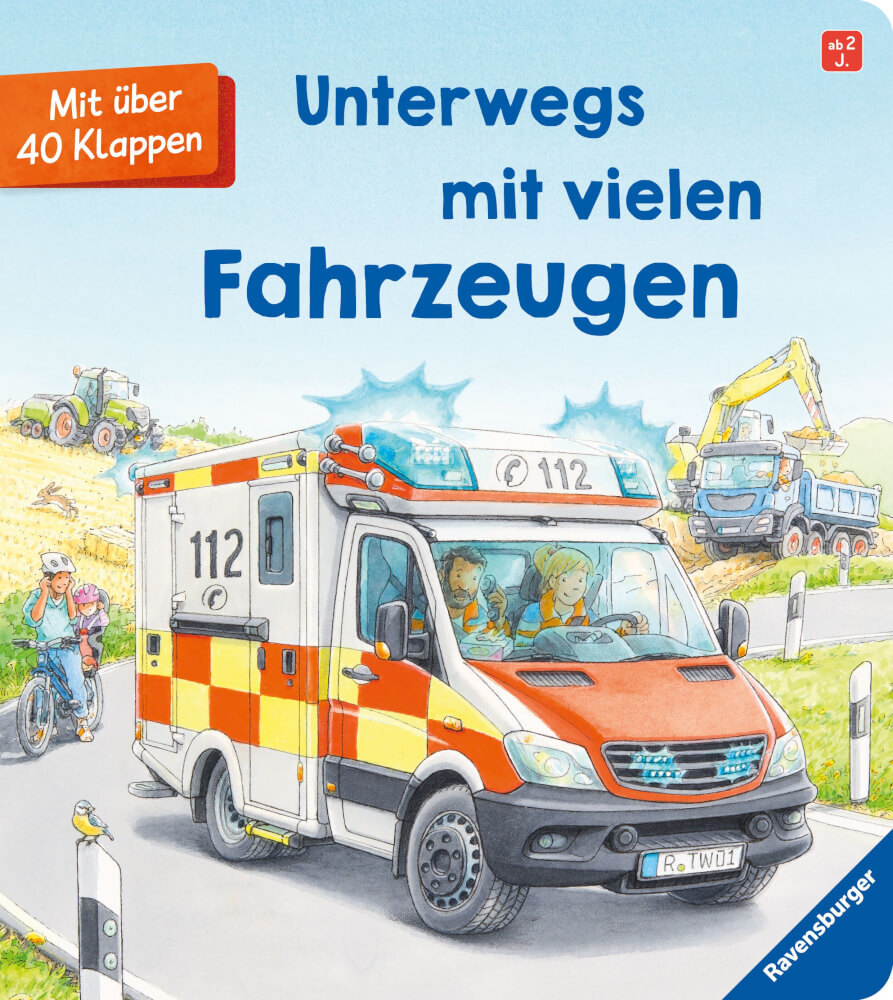 Ravensburger 41682 Unterwegs Mit Vielen Fahrzeugen Pappbilderbuch Über