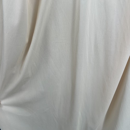 Vestido Vintage Vanity Fair Nude Beige Nylon Sin Mangas Completo Correas Ajustables 38 TT - Imagen 8 de 10