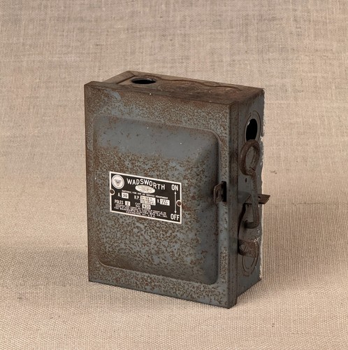 Wadsworth 30A 2 Pole Fuse Box, N33, Perfect Working Order
