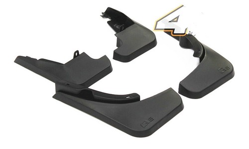 Genuine Front & Rear Splash Guards Mud Flaps For 2008-2017 Audi Q5 S-line SQ5 - Picture 6 of 9