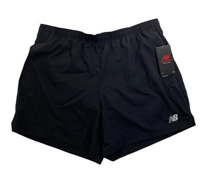 New Balance Dry Accel 5“ Black Running Built In Brief Mens XL