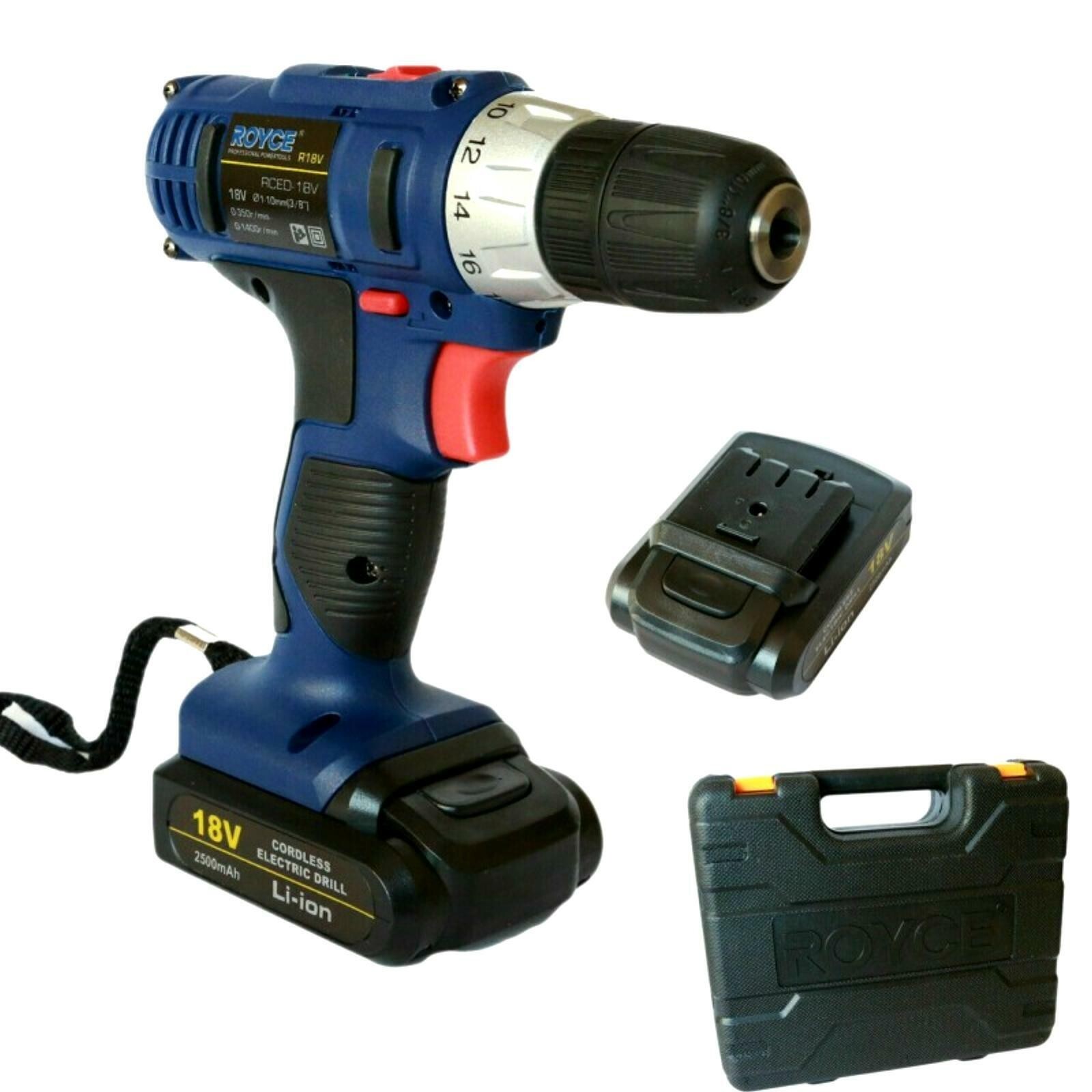 Trapano 21V 2 Batterie Litio | Il miglior Kit Fai-da-Te in Valigetta