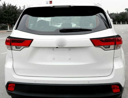 Lámpara trasera negra tira decorativa para cejas para Toyota Highlander 2014-2019 - Imagen 2 de 7