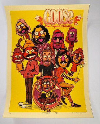 Goose The Band Poster Capitol Theatre NY 2024 #'d Official
