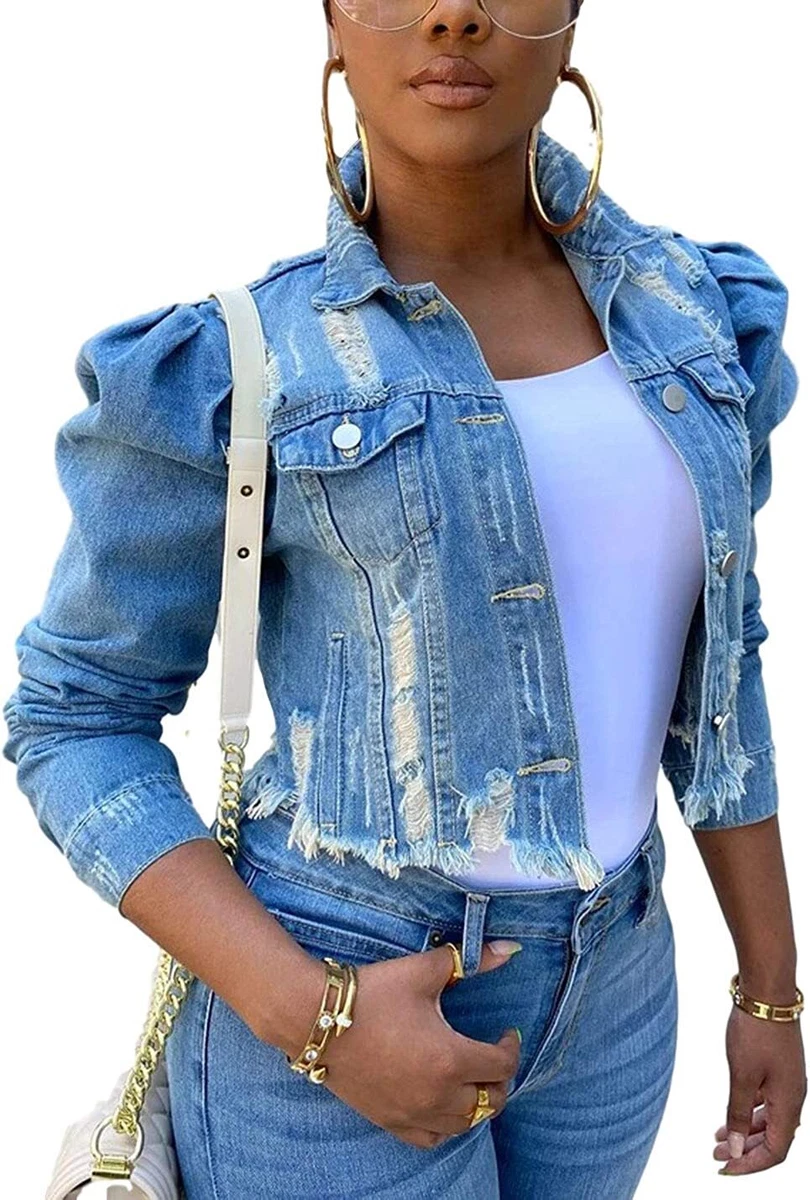 Crop top deals jean jackets