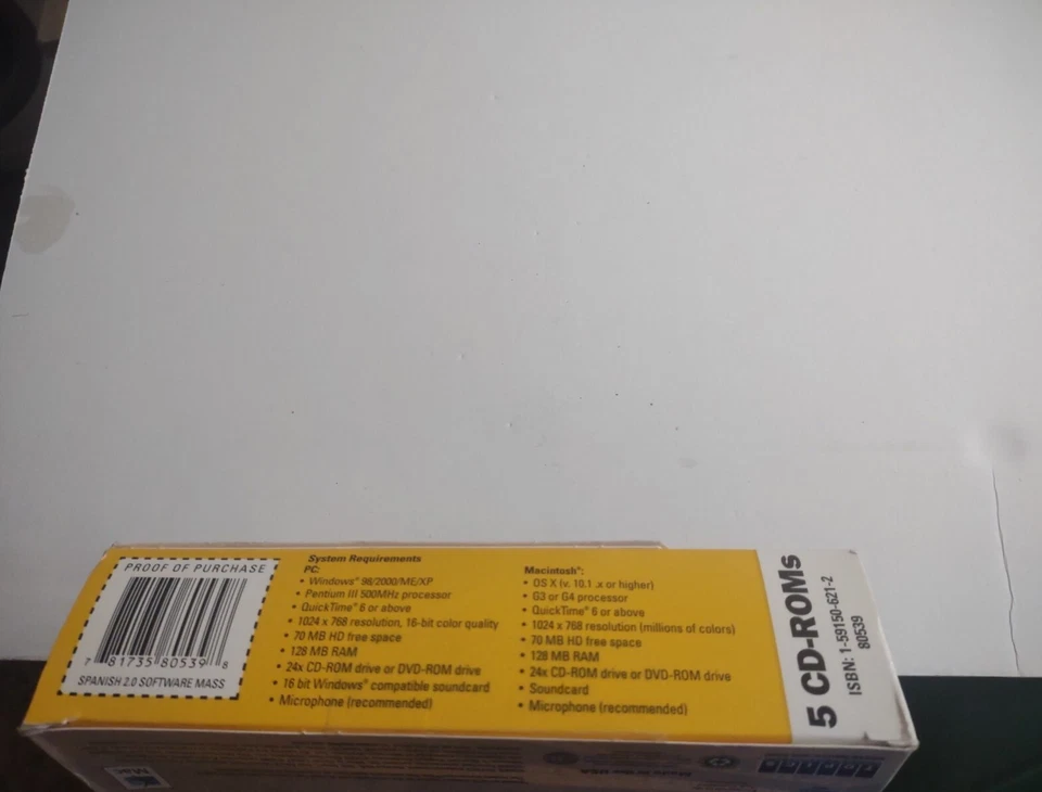 INSTANT IMMERSION SPANISH V2.0 [5 CD-ROMs]. Brand New. - Image 3 of 4