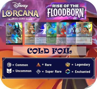 Disney Lorcana First Edition Rise of the Floodborn PICK - COLD FOIL | PROMO