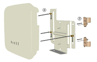 bintec Wand-/Deckenhalterung für Accespoints W2022ac, W2022ax, W2044ax, 5GE