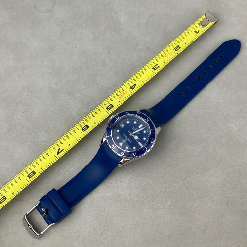 Orologio Capri di Silvio Staiano Professionale Argento Blu 100m Data Watch Art. 4923 - Foto 11 di 11