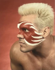 VINTAGE 80’s Pro WRESTLING PHOTOS #2 Sting Head Shot 8 X 10”