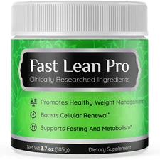 Fast Lean Pro Powder Weight Management Support Shake Support Metabolism (1 Pack)