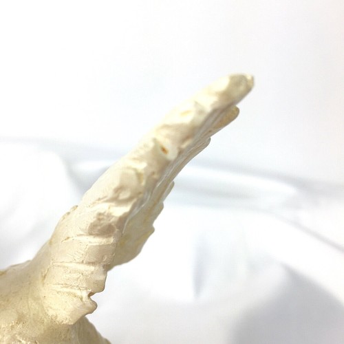 A. Santini Vintage Italian Alabaster Resin Eagle and Goose Sculpture Signed - Picture 11 of 12