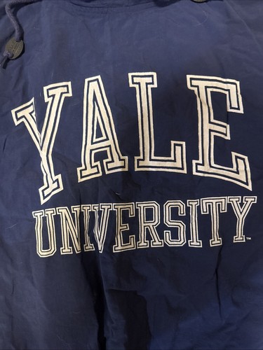 Vintage YALE University GEAR FOR SPORTS 1990s Pullover Windbreaker Size XL - Picture 2 of 12