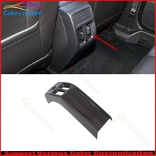 Asiento trasero de grano de madera negro para Chevrolet Trax 2023-25 moldura de marco de ventilación de salida de aire