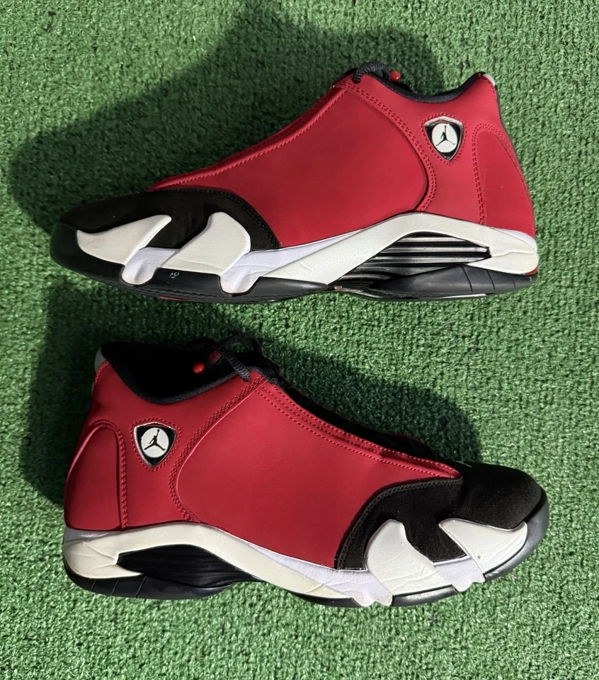 Talla 10.5 - Air Jordan 14 Retro Gimnasio Rojo | 487471-006 | Ligeramente Usado ✅ Foto 4 de 4