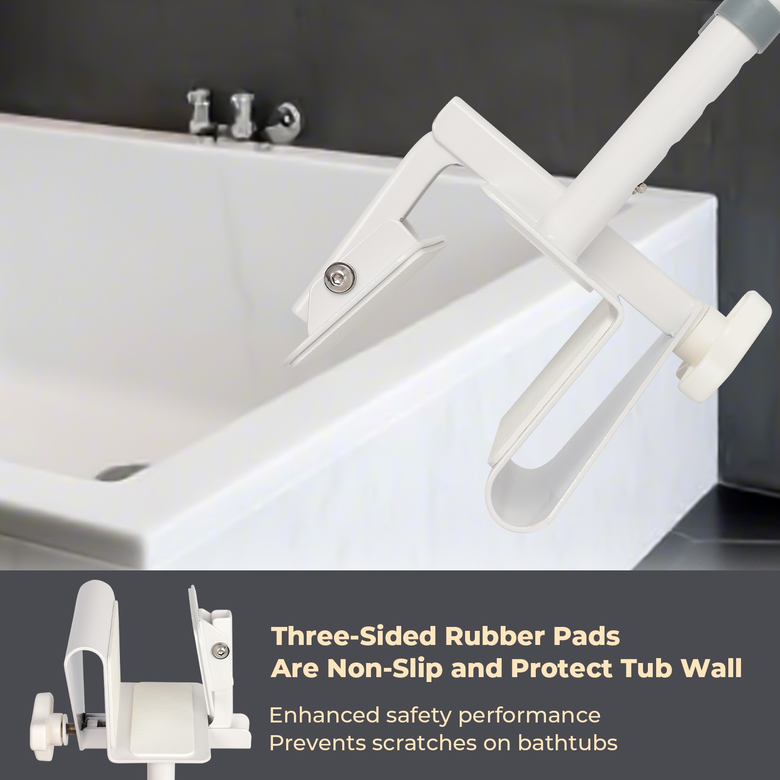 Bathroom Grab Bars for Seniors, Shower Grab Bars for Bathtubs and Showers