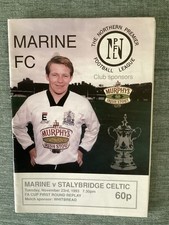 Marine v Stalybridge Celtic (F A Cup 1st Round Replay) 23/11/1993