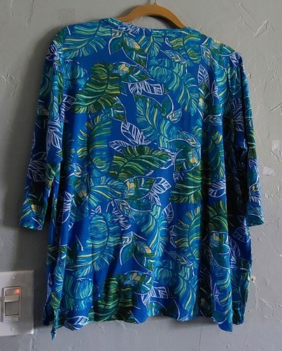 HIGH FIFTH Tops Blouse Women's XL Rayón, Very Soft, Spandex,20 Inch Of Armp... - Picture 5 of 11