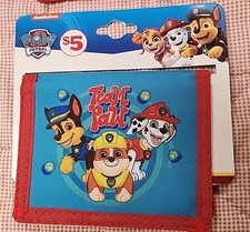 CTM Kid's Paw Patrol Bifold Wallet with Hook and Loop Closure