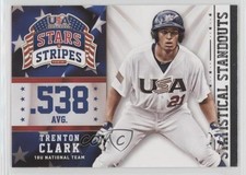 2015 Stars and Stripes Statistical Standouts Trent Grisham Trenton Clark #5 0a2