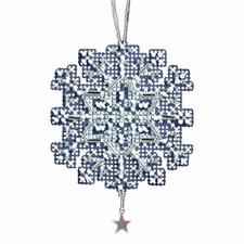 Star Crystal Beaded Cross Stitch Kit Mill Hill Sow Crystals 2012 MH162302