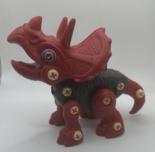 Stem Dinosaur Take Apart Dinosaur Toy Learning Educational Red Triceratops