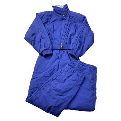 Colmar Ski Suit Vintage 90s Retro One Piece Snow Purple Womens Medium Uk10