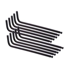L Shaped Allen Wrench 10 PCS 4mm Hex Key 4.3" Ball End for Bike Furniture