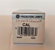 NOS GE Projection Lamp Bulb CAL 300 Watts 120 V