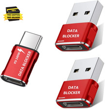 Data Blocker, USB C to C Data Blocker for Iphone15 16 and Any Mobile Phone Charg