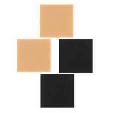 4Pcs Wear-Resistant Rubber Shoe Heel Replacements Non-Slip Grips for Shoe Repair