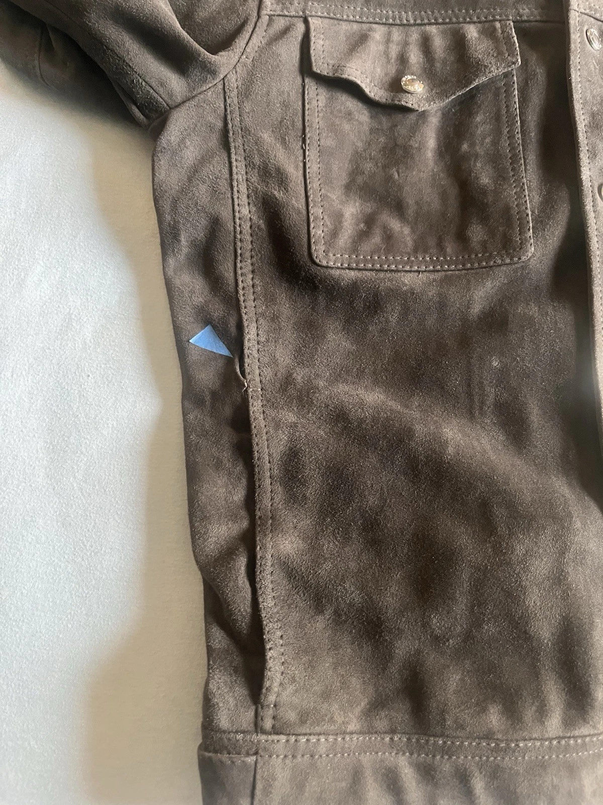Reiss Jagger Goat Suede Jacket Men's size XS - read description image 19