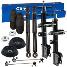 GSP Stoßdämpfer + Koppelstange Rep-Satz Vorne Hinten für SUZUKI SWIFT III SPLASH