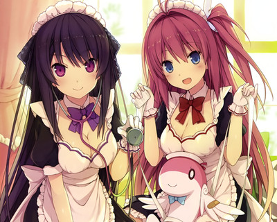 Looking At Viewer Kurashina Asuka Purple Eyes Long Anime Poster 11x17in Wall Art